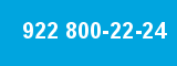 922 800-22-24